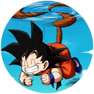 Opłatek Na Tort 20cm Dragon Ball Anime Twój Napis