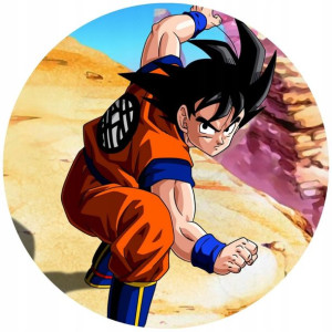 Opłatek Na Tort 20cm Dragon Ball Anime Twój Napis