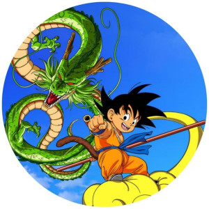 Opłatek Na Tort 20cm Dragon Ball Anime Twój Napis