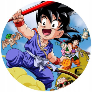 Opłatek Na Tort 20cm Dragon Ball Anime Twój Napis