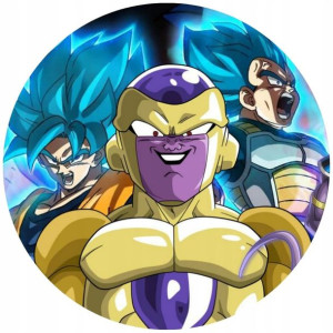 Opłatek Na Tort 20cm Dragon Ball Z Son Twój Napis