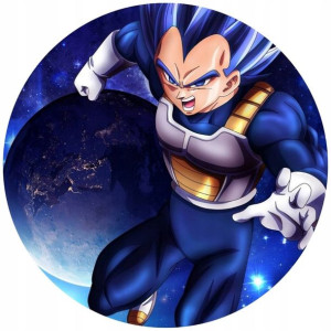 Opłatek Na Tort 20cm Dragon Ball Z Son Twój Napis