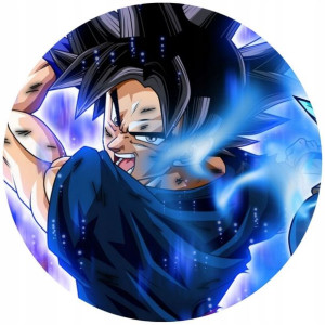 Opłatek Na Tort 20cm Dragon Ball Z Son Twój Napis