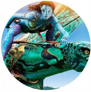 Opłatek Na Tort 20cm Avatar Twój Napis Gratis
