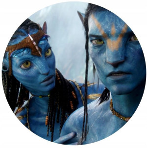 Opłatek Na Tort 20cm Avatar Twój Napis Gratis