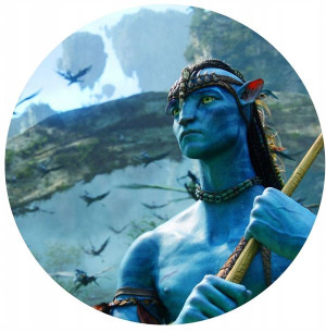 Opłatek Na Tort 20cm Avatar Twój Napis Gratis