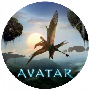 Opłatek Na Tort 20cm Avatar Twój Napis Gratis