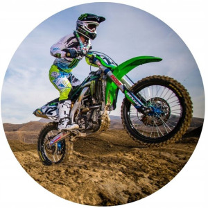 Opłatek Na Tort 20cm Cross Motor Twój Napis Gratis