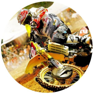 Opłatek Na Tort 20cm Cross Motor Twój Napis Gratis