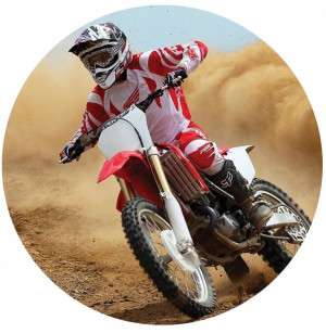 Opłatek Na Tort 20cm Cross Motor Twój Napis Gratis