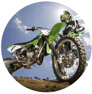 Opłatek Na Tort 20cm Cross Motor Twój Napis Gratis