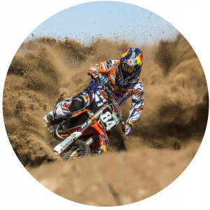 Opłatek Na Tort 20cm Cross Motor Twój Napis Gratis