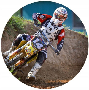 Opłatek Na Tort 20cm Cross Motor Twój Napis Gratis
