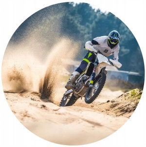 Opłatek Na Tort 20cm Cross Motor Twój Napis Gratis