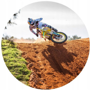 Opłatek Na Tort 20cm Cross Motor Twój Napis Gratis