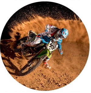 Opłatek Na Tort 20cm Cross Motor Twój Napis Gratis