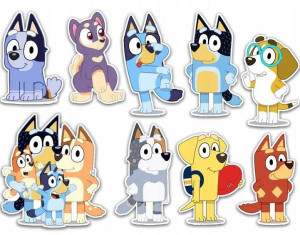 Opłatek Na Tort A4 Topper Bluey Super Jakość