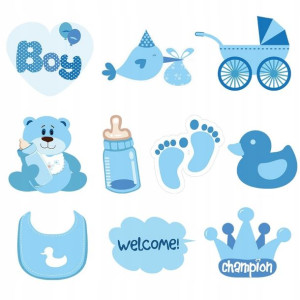 Opłatek Na Tort A4 Topper Baby Shower Dziecko D