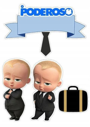 Opłatek Na Tort Topper Baby Boss Dzieciak Rządzi 7