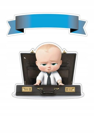 Opłatek Na Tort Topper Baby Boss Dzieciak Rządzi 3