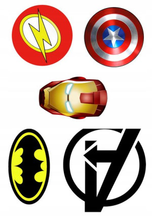 Opłatek Na Tort A4 Topper Avengers Logo