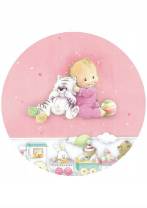 Opłatek Na Tort Baby Born Chłopczyk