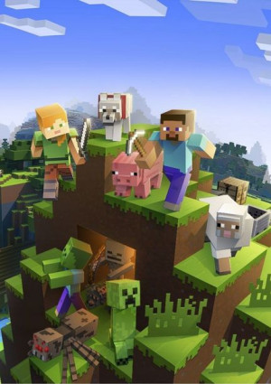 Opłatek Na Tort Tort A4 Minecraft Bohater