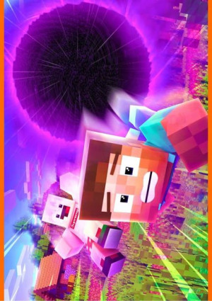 Opłatek Na Tort Tort A4 Minecraft Dziura
