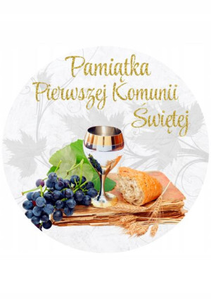 Opłatek Na Tort Pamiątka Pierwszej Komuni Świętej
