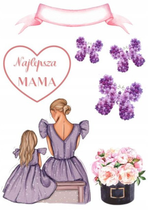 Tooper Opłatek Tort Dzień Mamy Matki 3x Gratis E