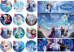Dużo Gratisów Obwódka Na Tort Frozen Elza Paski
