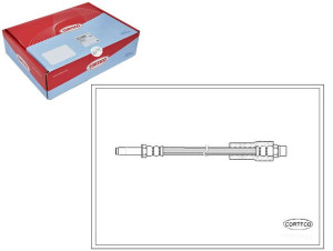 Przewód Hamulcowy Giętki Bmw 5 E39 96-03 Tył Corte