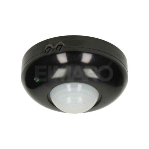Czujnik ruchu czarny 360st. 1200W natynkowy