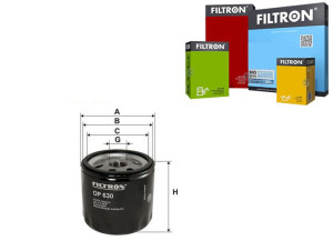 Filtr Oleju Opel Astra G 1.7d 97- Filtron