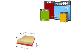 Filtr Powietrza Ford Fiesta Fusion Filtron