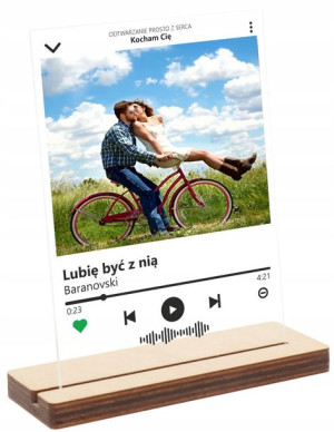 Prezent ramka Twoje zdjęcie piosenka tekst Spotify