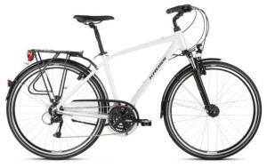 Rower Kross Trans 4.0 L 28” męski perłowy czarny