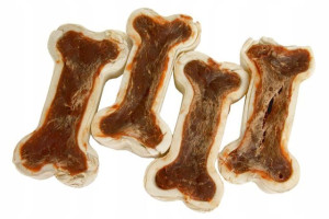 Przysmaki Chico Kość wapienna L Kaczka 500g