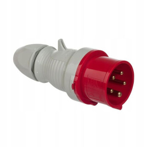Wtyczka Siłowa Plast. 3X16+0+Z (015-6) Pce Ip44 Przenośna