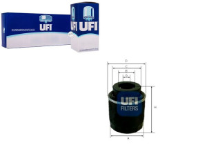 Filtr Oleju Golf V 1.4tsi 08- Ufi