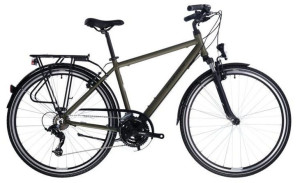Rower Kross Trans 2.0 SR L 28” męski khaki czarny