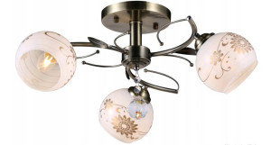 Żyrandol Plafon Led Patyna Lampa Led Sufitowa