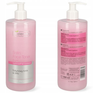 Bielenda Professional FACE PROGRAM Satynowy tonik w żelu, 500 ml