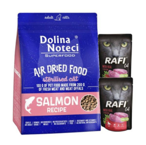 Dolina Noteci Superfood danie z łososia 1 kg + Rafi pasztet z cielęciną 2 x