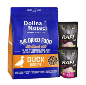 Dolina Noteci Superfood danie z kaczki 1 kg + Rafi pasztet z indykiem 2 x 1