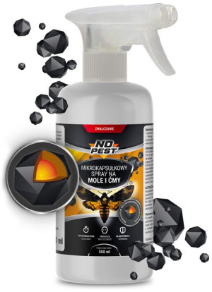 Mikrokapsułkowy Spray NO PEST na Mole i Ćmy 500ml o Długotrwałym Działaniu