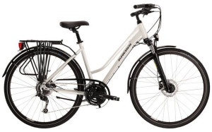 Rower Kross Trans 5.0 L 28” damski perłowy czarny