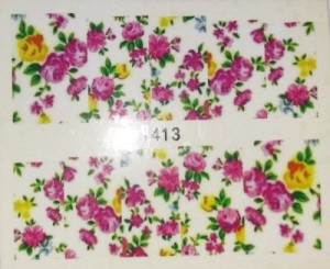 Xf1413 Naklejki Wodne Nalepki Na Całe Paznokcie
