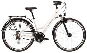 Rower Kross Trans 3.0 L 28” damski biały szary