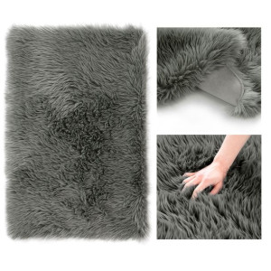AmeliaHome Dywan Shaggy DOKKA SZARY 75x120